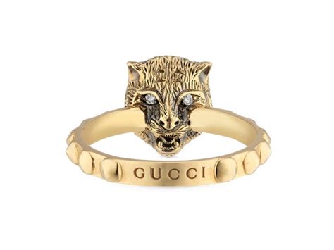 anello diamante gucci|Esclusivi anelli in oro e di diamanti .